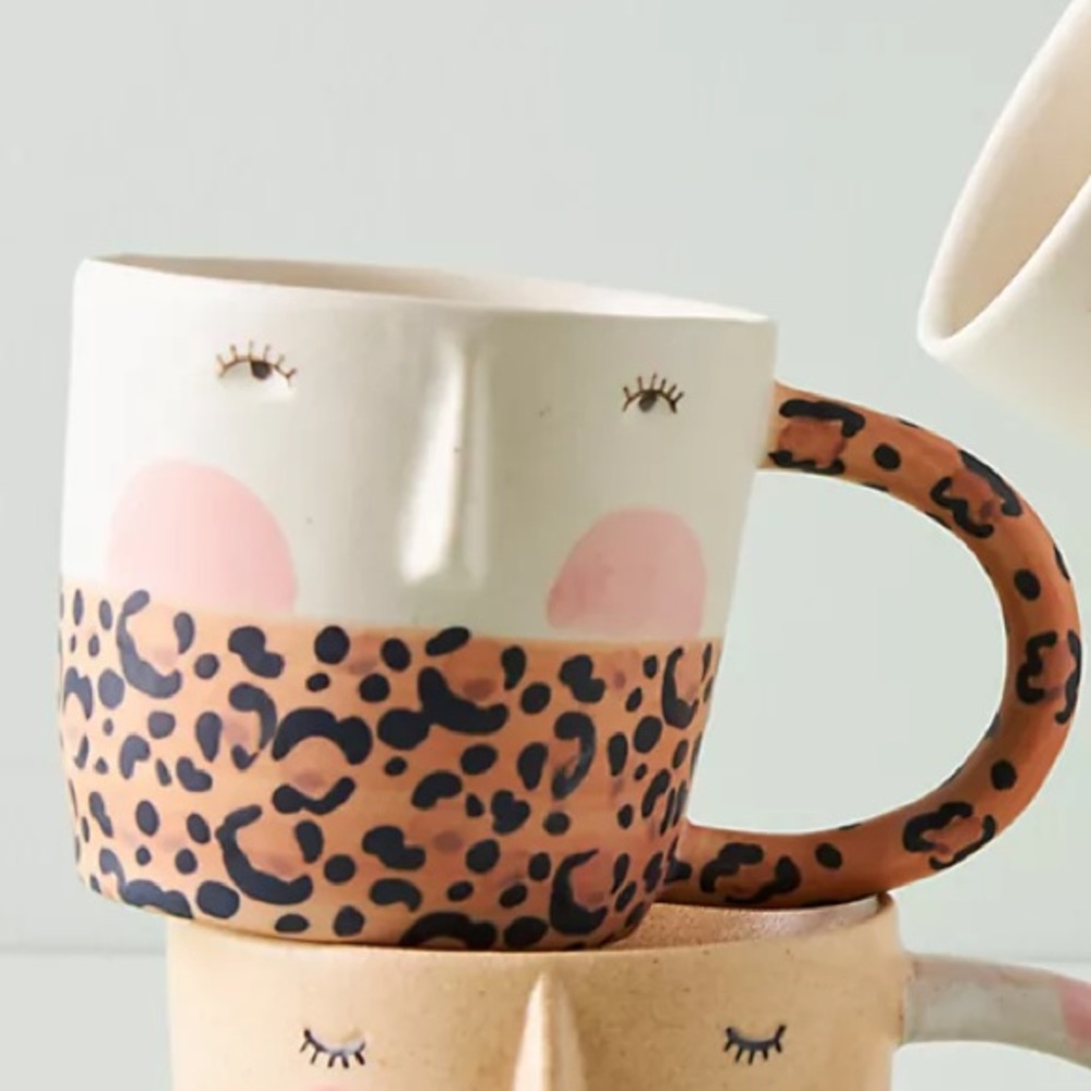 ONE Anthropologie Fotini Tikkou Visage Mug